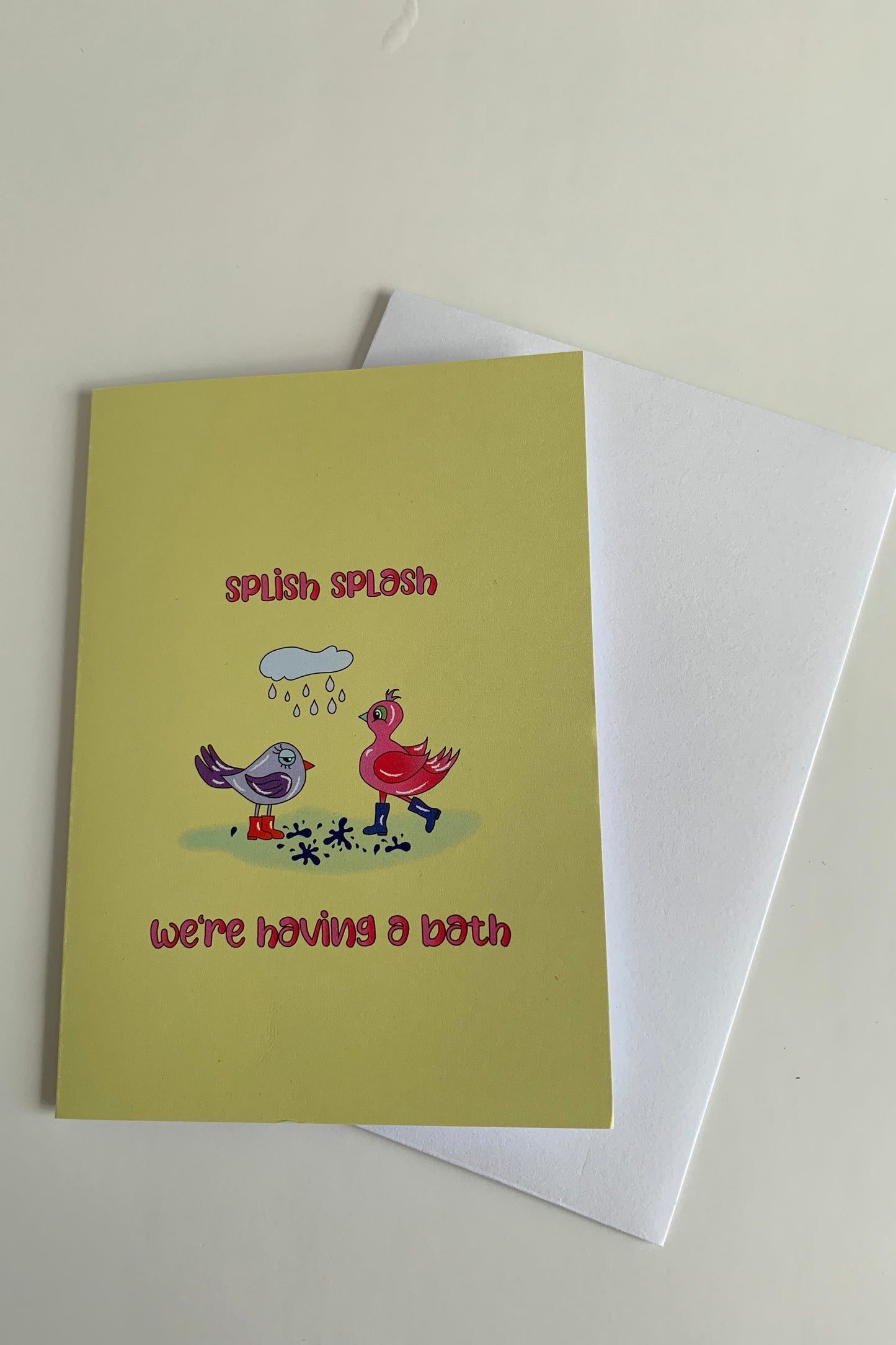 Splish Splash We're Having a Bath Card