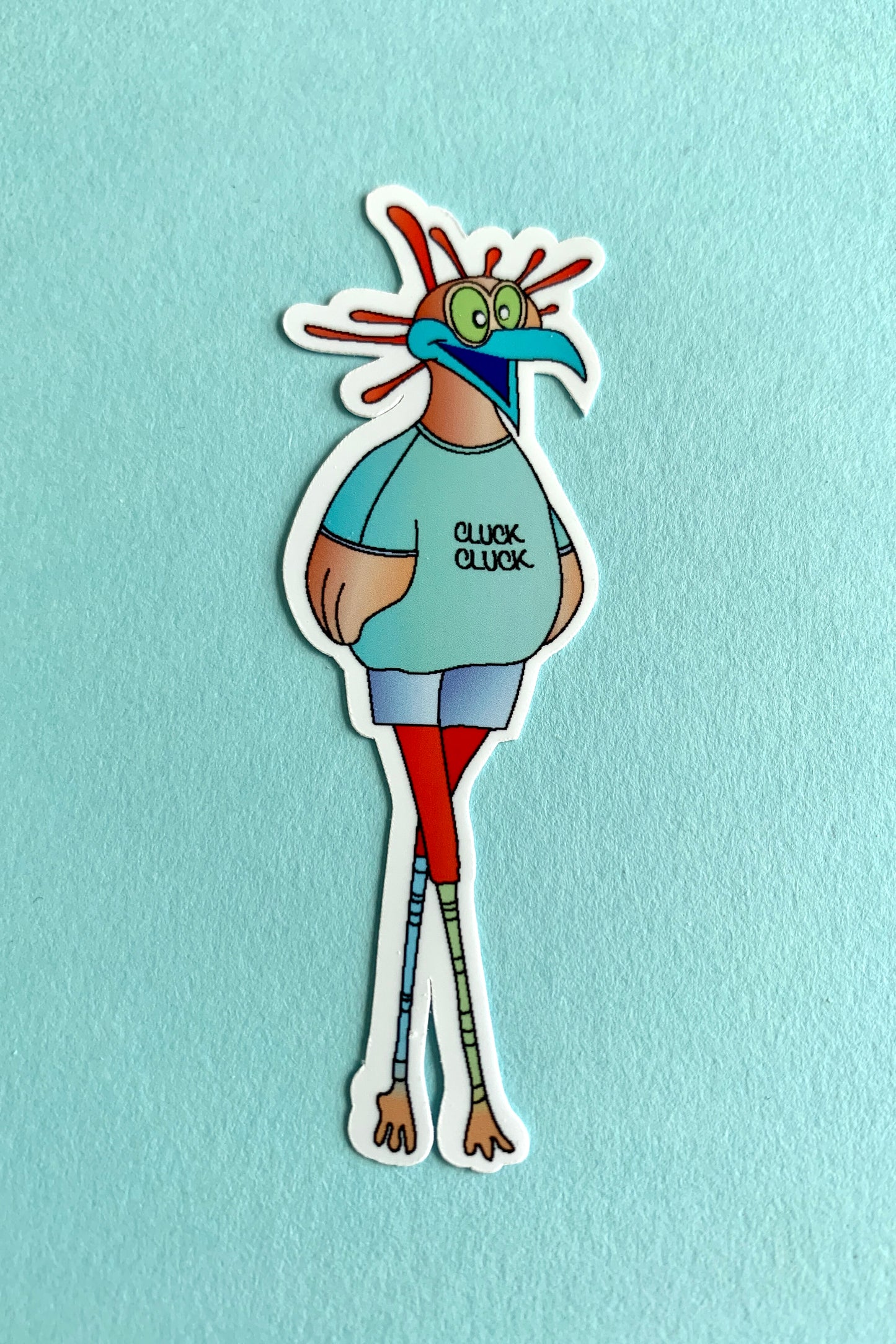 Cluck Cluck Birdie Sticker