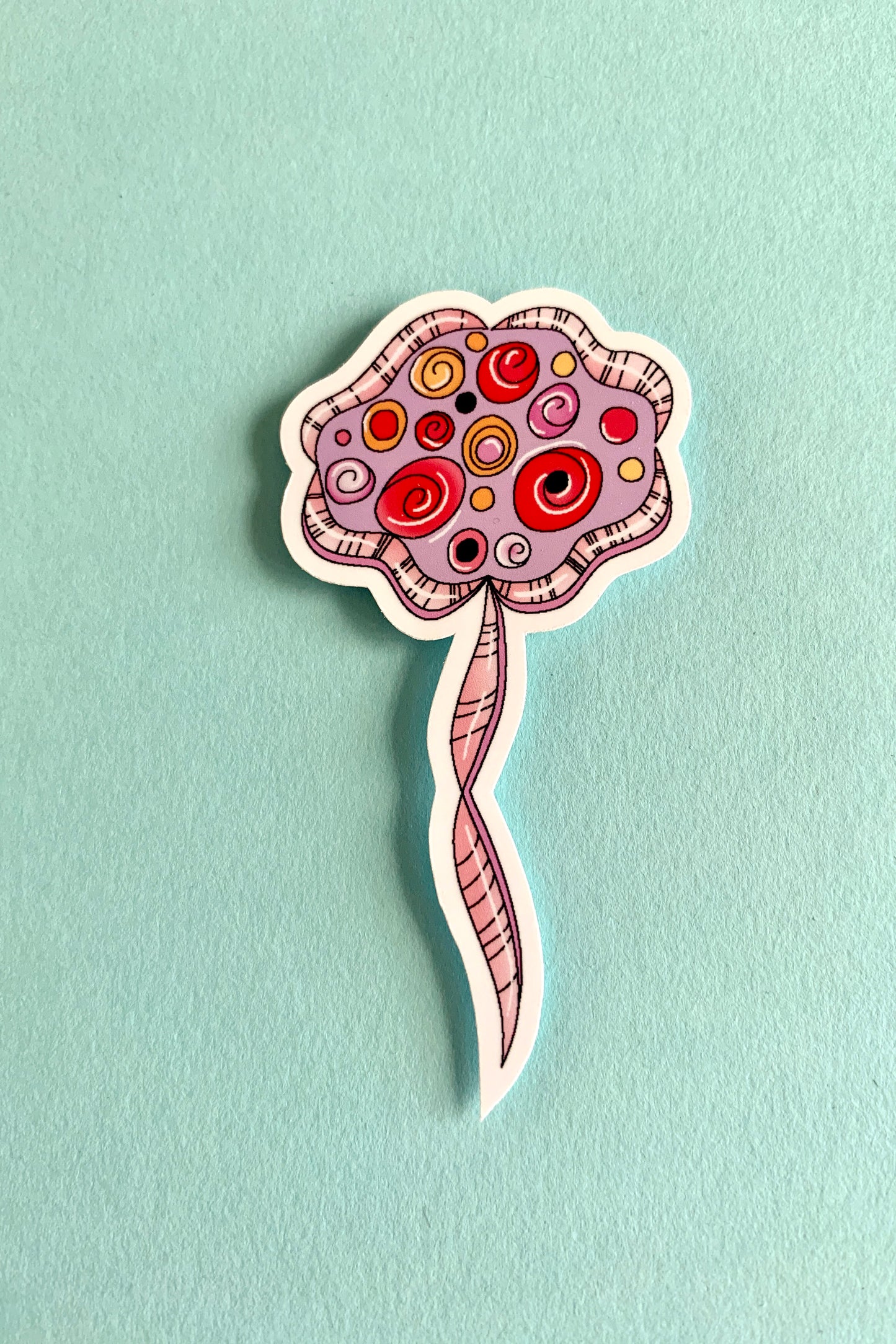 Rose Bush Flower Sticker