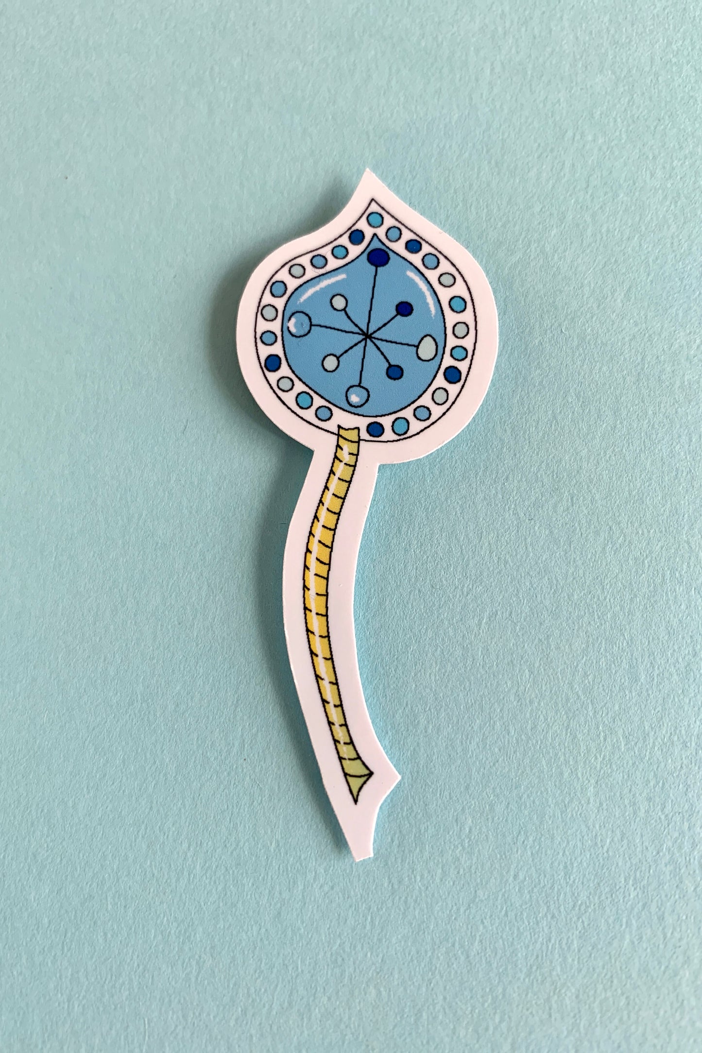 Pear Drop Flower Sticker