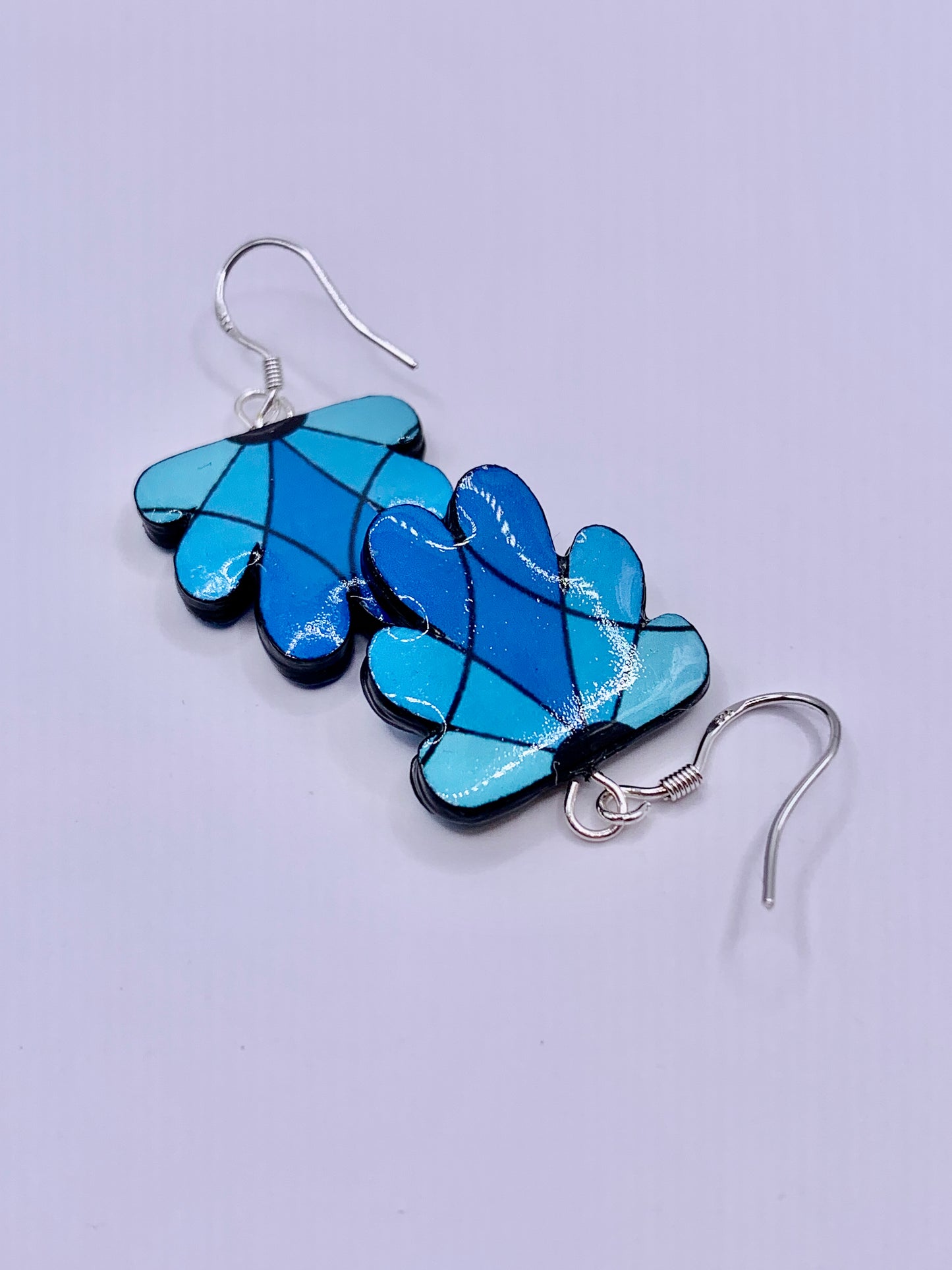 Retro Chandelier Style Paper Earrings