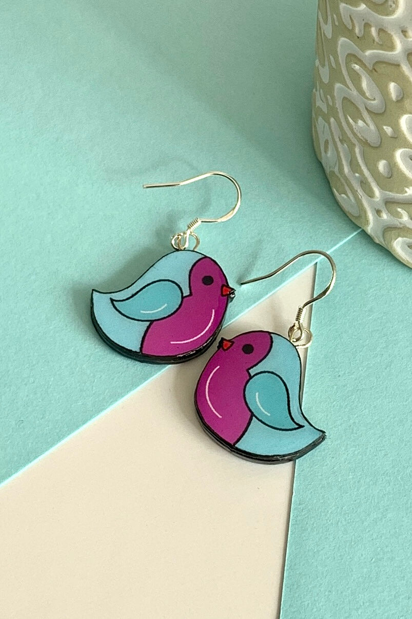 Little Birdie paper earrings