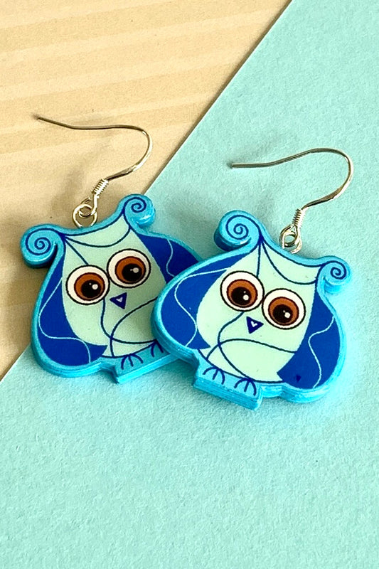Little Owl paper earrings