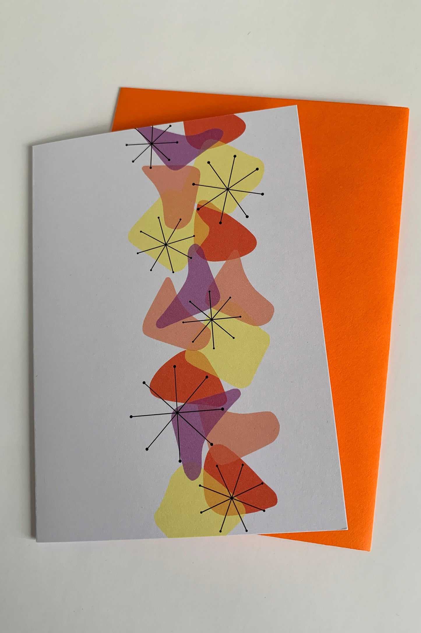 Orange Retro Card