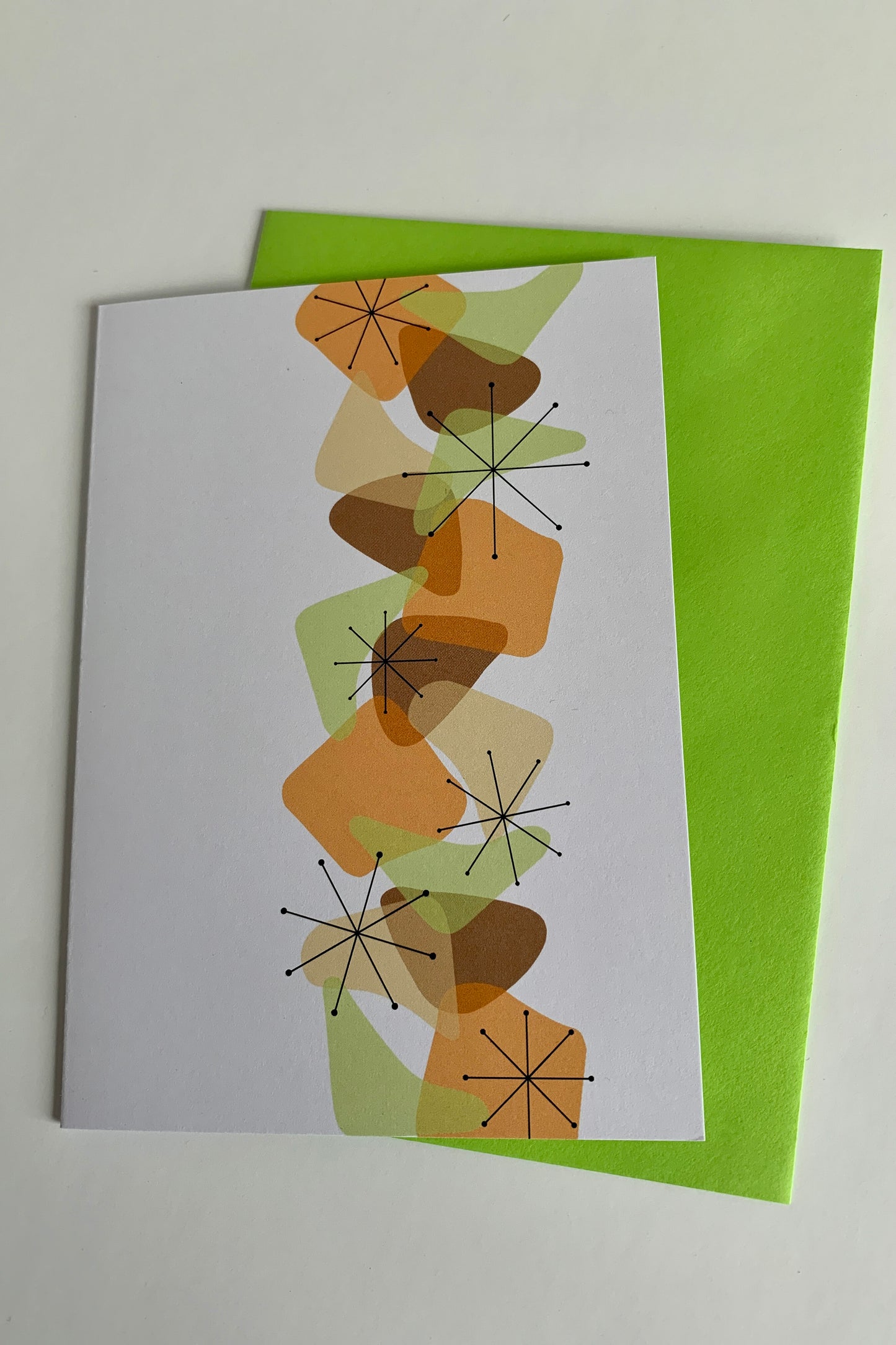 Green Retro Card