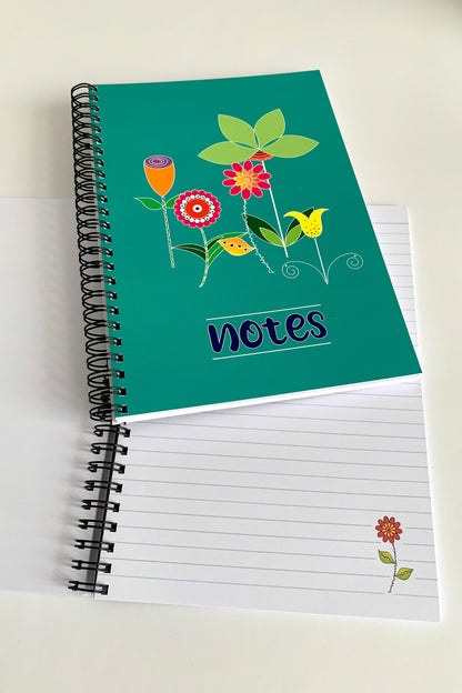 Mixed Flowers Notebook