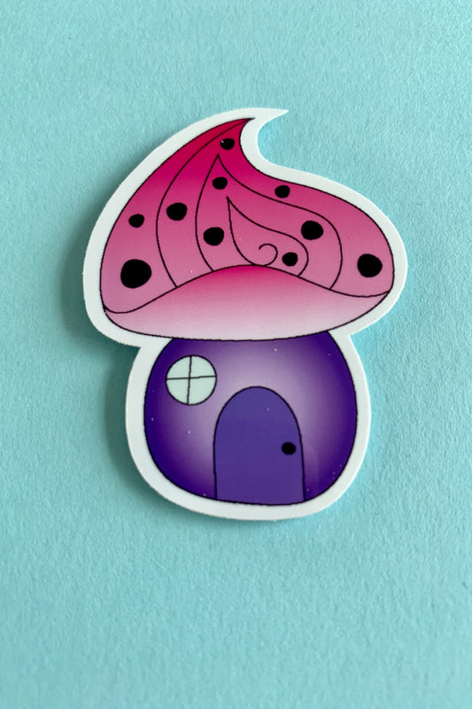 Ice Cream Mushroom Sticker
