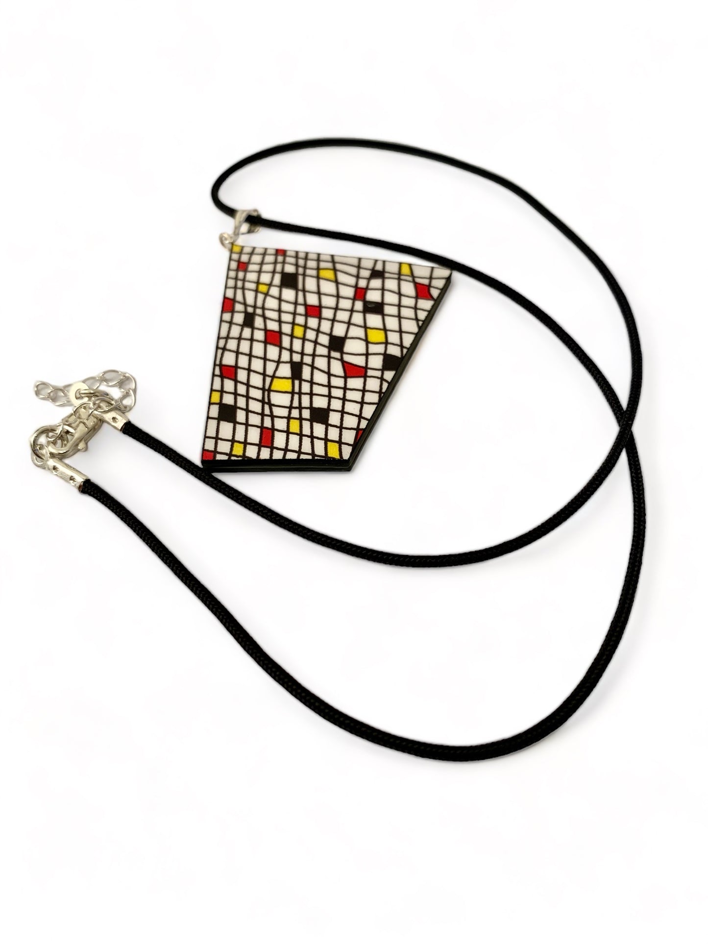 Geometric Coloured paper pendant